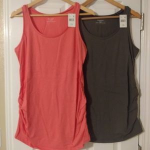 Lot of two maternity tank tops